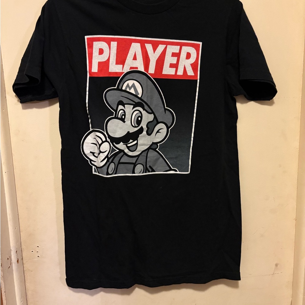 Super Mario Player BlackTee